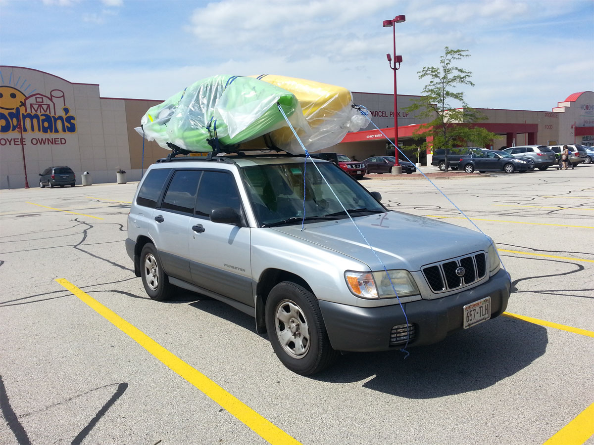 Canoe on subaru cheap forester